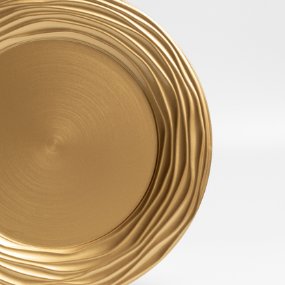 Plato Base Dorado Banquete
