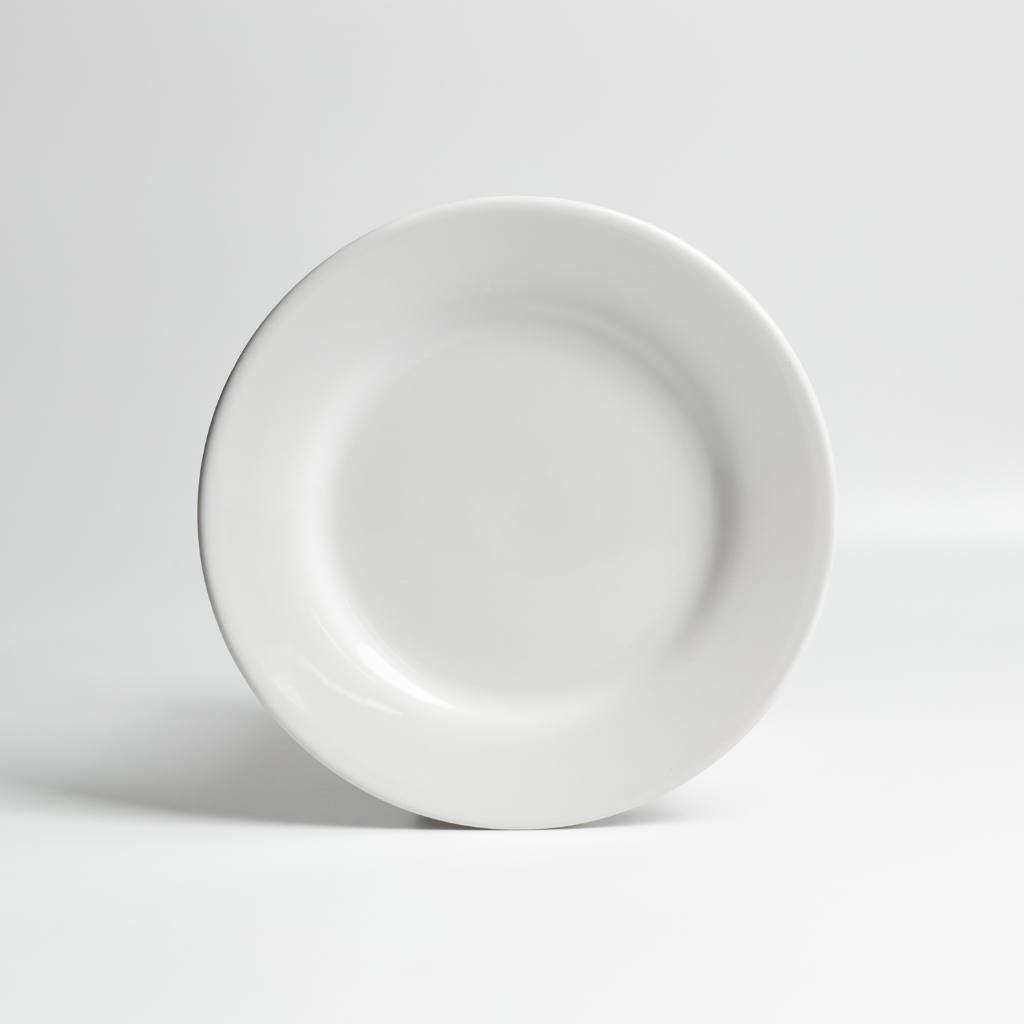Plato Trinche de Stoneware Cerámica Redondo