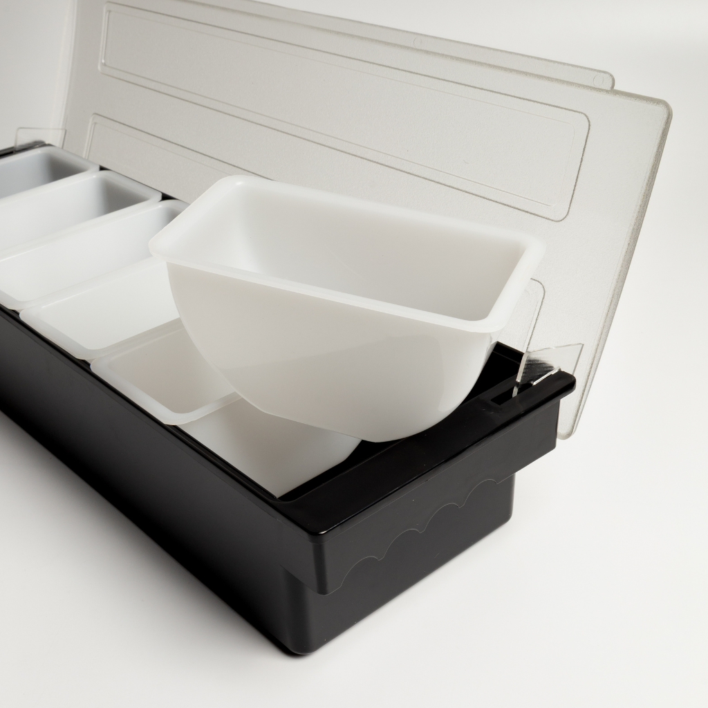 Caja Para Condimentos 6 Compartimentos